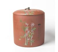 Sugar Jar Canister for Kitchen Storage, Tea Can, Coffee Bean, Medicinal Material, Purple Sand, Ideal for Seven-Cake Tea and Various Items, Flip-Top Design