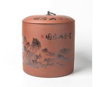 Sugar Jar Canister for Kitchen Storage, Tea Can, Coffee Bean, Medicinal Material, Purple Sand, Ideal for Seven-Cake Tea and Various Items, Flip-Top Design