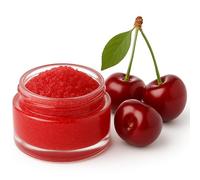 Sugar Lip Scrub - 30g Pot - 15 Delicious Flavours - Made With Natural Jojoba Oil for Soft, Smooth Lips - Vegan Friendly - Puddle of Wax - Made in the UK (30g, Cherry)