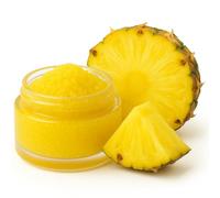 Sugar Lip Scrub - 30g Pot - 15 Delicious Flavours - Made With Natural Jojoba Oil for Soft, Smooth Lips - Vegan Friendly - Puddle of Wax - Made in the UK (30g, Pineapple)