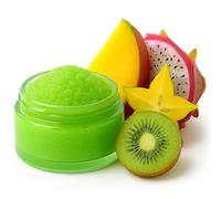 Sugar Lip Scrub - 30g Pot - 15 Delicious Flavours - Made With Natural Jojoba Oil for Soft, Smooth Lips - Vegan Friendly - Puddle of Wax - Made in the UK (30g, Tropical)