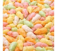 Sugar Mice Pink & White & Classic Flavour - Soft Foam Traditional Retro Sweets, Sugared Confectionery Candy Assorted Sweet Pack -byn (40 x Mice, Sugar Mice)