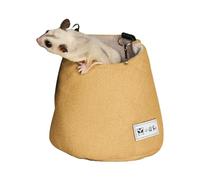 Sugar Petaur Bag - Hanging Bed for Cages with Removable Nesting Mat | Convenient for Sugar Petaur for Hamsters, Small Animals, Ideal for Sirian Hamsters