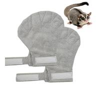 Sugar-Petaur Socialization Glove, Soft for Pets Anti-fear, 2 Pieces Sugar Glider Hamster Carrying Bag for Small Pets for Sleeping and Eating