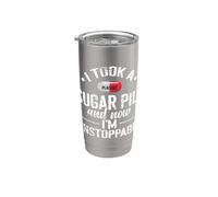 Sugar Pill I'm Unstoppable Stainless Steel Insulated Tumbler