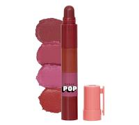 SUGAR POP 4 in 1 Lip Twist Multi-use Stackable Lipsticks for Women Enriched with Castor Oil Satin Matte Hydrating Formula 6.4gm - 03 Bare Perfection 03 Bare Perfection