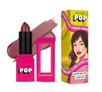 SUGAR POP Satin Matte Lipstick 01 Daisy - 3 gms - Satin-matte Long-wearing Full Coverage Hydrating 01 Daisy