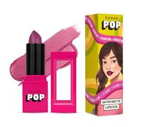 SUGAR POP Satin Matte Lipstick - 11 Lilac (Light Lavender) - 3 gm - Infused with Vitamin E, Shea Butter & Jojoba Oil l Ultra Pigmented, Hydrating 11 Lilac