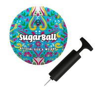 Sugar Size 5 Beach Volleyball - Soft Touch Non Slip Leather Stitching - Needle Included - Ideal for Beach, Camping, Park (BLUE)