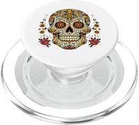 SUGAR SKULL DAY OF THE DEAD DE LOS MUERTOS MEXICO DAY PopSockets PopGrip for MagSafe