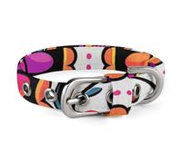 Sugar Skull Dog Collar for Small Medium Dogs Breakaway Cute Kitten Cat Collar Soft Adjustable Dog Collars with Safety Buckle,Pet Accessories for Walking Running
