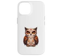 Sugar Skull Floral Owl Portrait Art Case for iPhone 14