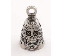 SUGAR SKULL GUARDIAN BIKER BELL WITH HANGER