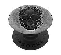 Sugar Skull Head Death Black Gothic Decor Bones | Gift idea PopSockets PopGrip: Swappable Grip for Phones & Tablets