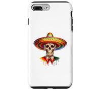 Sugar Skull Sombrero Dia de los Muertos Calavera Case for iPhone 7 Plus/8 Plus