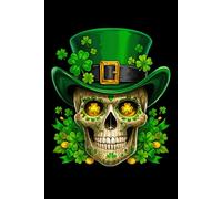 Sugar Skull St Patrick irish Lucky Notebook Journal: Perfect for note-taking, planning, work, travel, idea jotting, habit tracking, 120 Pages, Medium 6 x 9 Inches