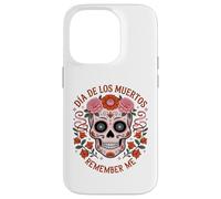 SUGAR SKULL WITH FLOWERS LOS MUERTOS REMEMBER ME MEXICO DAY Case for iPhone 14 Pro