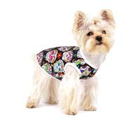 Sugar Skulls Cotton Pet T-Shirt Sleeveless Stretchy Puppy Tshirts Pet Vest Soft For Small Pets