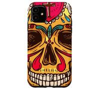 Sugar Skulls Day Of The Dead Traditional Food Latin Mexico Case for iPhone 11