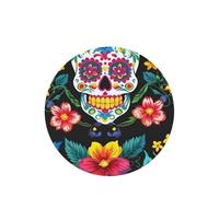 Sugar Skulls Flowers Printing 10 Pieces Air Freshener Car Hanging Cards Air Freshener Sheets With Rope For Cars Home