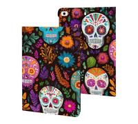 Sugar Skulls Mexican Floral Case Compatible with iPad 10th (10.9in) 9th / 8th / 7th Generation (2021/2020/2019)