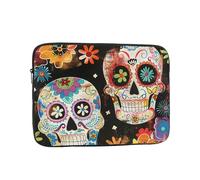 Sugar Skulls Print Laptop Sleeve 13 inch, Ultra-Thin Computer Bag Notebook Computer Tablet Laptop Bag for Office Daily Commute