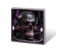 Sugar Skulls Print Square Lapel Pins Backpack Pin Cute Brooch Decoration Brooches for Women Men Fashion Button Badges for Hat Backpacks Purses Jackets Shirt Suit