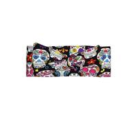 Sugar Skulls Printed bow headband, a fashionable turban headband with elasticity, suitable for newborns and infants