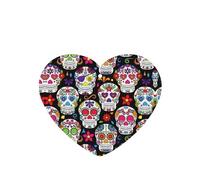 Sugar Skulls Printing 10 Pcs Air Freshener Car Scented Hanging Sheets Air Freshener Sheet With Rope For Car And Home