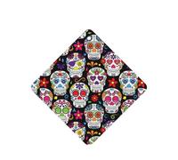 Sugar Skulls Printing 10 Pieces Air Freshener Car Hanging Cards Air Freshener Sheets With Rope For Cars Home