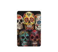 Sugar Skulls Printing 10 Pieces Air Freshener Cards,Car Scented Hanging Air Freshener Fragrant Sheets For Car Use
