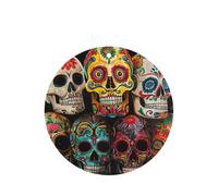 Sugar Skulls Printing 10 Pieces Air Freshener Cards,Car Scented Hanging Air Freshener Fragrant Sheets For Car Use
