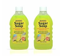 Sugar Soap Liquid Concentrate 2 x 500ml Heavy-Duty Multi-Surface Cleaner & Degreaser | Pre-Paint Prep, Wall Cleaner, Grease, Grime & Nicotine Remover | Ready-to-Use DIY & Household Cleaning Solution