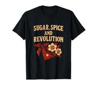 Sugar Spice and Revolution Vintage Feminist Design T-Shirt