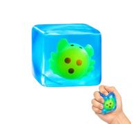 Sugar Squishy, Squishy, Glow Crab, Glow in The Dark Squishies for Stress Focus, Soft Material Handheld Sensory Crab, Single Piece