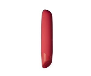 SugarBoo Cool Coral - USB Rechargeable Vibrating Intimate Massager, 10 Vibration Modes (3 Speeds & 7 Patterns), Precision Angled Tip for Internal & External Stimulation, Soft-Touch Silicone, 176g
