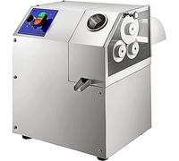 Sugarcane Juicer Machine, 400W Countertop Slow Masticating Juicer with Feed Chute Tray, Commercial Electric 3-Roller Design for High Nutritive Extracts