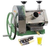 Sugarcane Juicer, Manual Sugarcane Juice Machine, Commercial Sugar Cane Press, 3 Rollers Sugar Cane Juicer, Sugarcane Extractor (A)