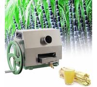 Sugarcane Juicer, Sugarcane Press Extractor, Manual Sugarcane Juice Extractor, Commercial Stainless Steel Sugarcane Extractor (B)