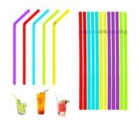 Sugarcane Straws 100PC Biodegradable Drink Straw 7.8'' Disposable Compostable Colorful Straws for Hot Cold Drinks Beverages Coffee Cocktail Juice Home Favor, The Beach Party Decoration Supplies