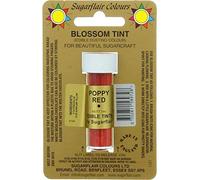 Sugarcraft Sugarflair Colour Blossom Tint Powder Dust Poppy Red 7ml