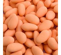 Sugared Almonds Peach, Luxury Wedding Favour Confectionery Sweets (1kg Box / Approx 250 Pieces)