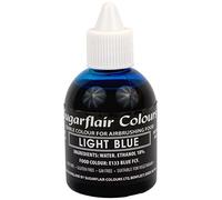 Sugarflair - AIRBRUSHING FOOD COLOUR - edible airbrush liquid colouring (Light Blue)