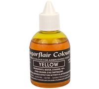 Sugarflair - AIRBRUSHING FOOD COLOUR - edible airbrush liquid colouring (Yellow)
