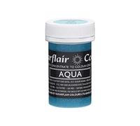 Sugarflair AQUA Blue Pastel Paste Gel Edible Concentrated Food Icing Colouring