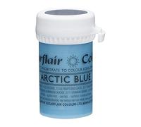 Sugarflair Arctic Blue Satin Food Colouring Paste, Highly Concentrated for Use with Sugar Pastes, Buttercream, Royal Icing or Cake Mix, Vibrant Colour Dye - 25g