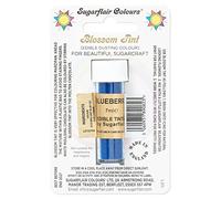Sugarflair Blossom Tint Blueberry Food Colouring and Dusting Powder, Matt Finish, Brush On or Mix with Rejuvenator Spirit to Create a One of A Kind Cake - 7ml