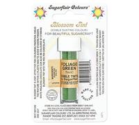 Sugarflair Blossom Tint Foliage Green Food Colouring and Dusting Powder, Matt Finish, Brush On or Mix with Rejuvenator Spirit to Create a One of A Kind Cake - 7ml