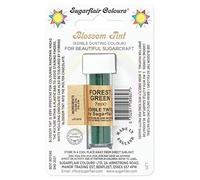 Sugarflair Blossom Tint Forest Green Food Colouring and Dusting Powder, Matt Finish, Brush On or Mix with Rejuvenator Spirit to Create a One of A Kind Cake - 7ml