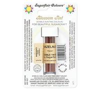 Sugarflair Blossom Tint Hazelnut Food Colouring and Dusting Powder, Matt Finish, Brush On or Mix with Rejuvenator Spirit to Create a One of A Kind Cake - 7ml